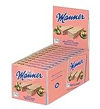 Manner Neapolitaner | vegane knusprige Waffeln mit Haselnusscreme | 12er Pack...