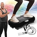 Miweba Sports Fitness 2D Vibrationsplatte MV100 | 3 Jahre Garantie - 250 Watt - 3 multidimensionale...