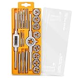 Hi-Spec Gewindeschneider Set Metrisch M3-M12 mit legiertem Stahl...