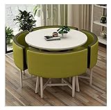 Moderner Konferenztisch Business Couchtisch Einfacher Tisch und Stuhl Set Modernes Design Runder...