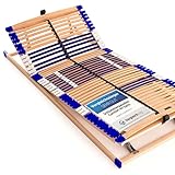 Stabiler Lattenrost 100% BUCHE - Kopf- und Fußteil verstellbar -...