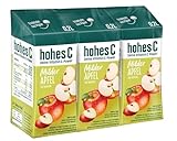 hohes C Milder Apfel (3 x 0,2l), 100% Saft, Apfelsaft, Vitamin C, ohne Zuckerzusatz laut Gesetz,...