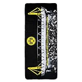 Borussia Dortmund Unisex bvb microvezel handdoek Handtuch, Baumwolle , Schwarz/Gelb, 75x180cm EU