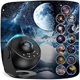 Macchiatto Upgrade Sternenhimmel projektor, Galaxy Projector Lamp with 13 Planet Discs, LED...