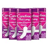 Carefree Slipeinlagen Plus Long ohne Duft, die extra langen Slipeinlagen für...