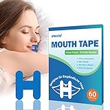 Mouth Tape for Sleeping, 60 Stück H-Shape Mundpflaster, Anti Schnarch Pflaster und Schnarchpflaster...