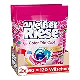 Weißer Riese Color Trio-Caps Aromatherapie Orchidee (120 Waschladungen), Color...