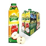 Pfanner 100% Apfelsaft (8 x 1 l) – vitaminreicher Saft aus Apfel – säuerlich-süßes...