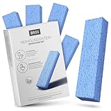 BROX Bimsstein WC Block – Reinigungsstein Blau (5 Stück) – Wunder Putzstein...