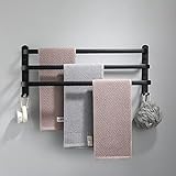 HONPHIER Bad 3 Tier Handtuchstange Aluminium Wand-handtuchhalter Wandmontage für Badezimmer Küchen...