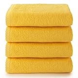 Top Towel - Plus - Badetücher - 4 Gesichts- oder Bidethandtücher - 30x50 cm - 100 % Baumwolle -...