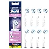Oral-B Sensitive Clean Aufsteckbürsten für elektrische Zahnbürste, 8 Stück, sanfte...