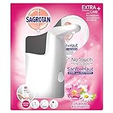 Sagrotan No-Touch Automatischer Seifenspender Weiß – Inkl. Sagrotan Nachfüller Lotusblüte &...