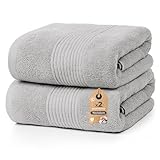 Cloud Pillow 2er Set Duschtücher 70x140 cm – Duschtuch 100% Baumwolle - 500 g/m2 - Weich,...