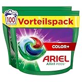 Ariel Waschmittel Pods All-in-1, Flüssigwaschmittel Kapseln 100 Waschladungen,...