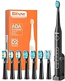 Bitvae D2 Elektrische Zahnbürste für Erwachsene und Kinder, Schallzahnbürste mit...