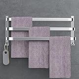 Towel Bar 304 - Towel Bar (60 cm, Acero inoxidable), Color platead, Handtuchhalter Bad,...