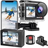 Hiicam Speed 20 Action Cam 4K60FPS 40MP WiFi Unterwasserkamera 40M Wasserdicht...