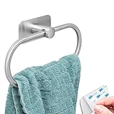 bremermann Bad-Serie Piazza Tape - Handtuchring ohne Bohren, mit Klebepad – selbstklebend,...