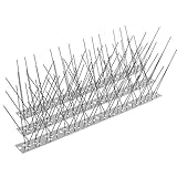 Edelstahl Taubenabwehr Vogelabwehr Spikes, Taubenschutz und Vogelschutzgitter für Balkon Dachbalken...