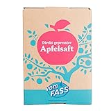 VOM FASS Bodensee-Apfelsaft, 5 Liter, Bag in Box