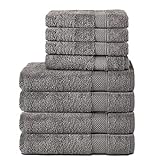 Komfortec 8er Handtuch Set aus 100% Baumwolle, 4 Badetücher 70x140 und 4 Handtücher 50x100 cm,...