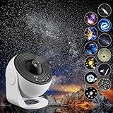 Galaxy Projektor, 13 in 1 Home Planetarium Star Light Projektor für Schlafzimmer 360° rotierenden...