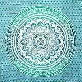 MOMOMUS Mandala Tuch Mehrzweck - Pareo/Strandtuch XXL, Dünn und Sandabweisend, Große Stranddecke...
